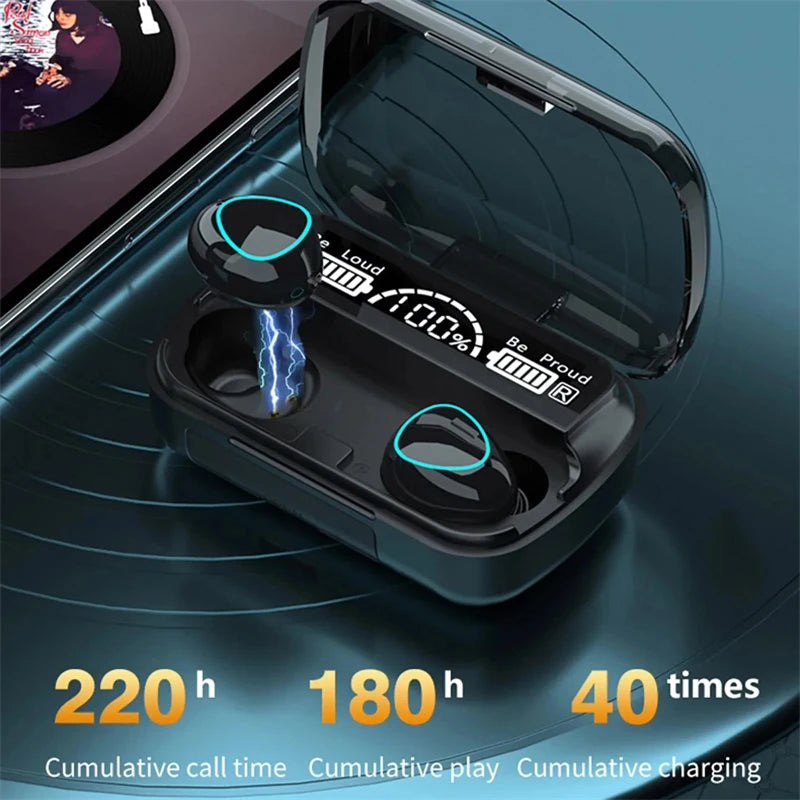 M10 PowerPods Wireless Earbuds