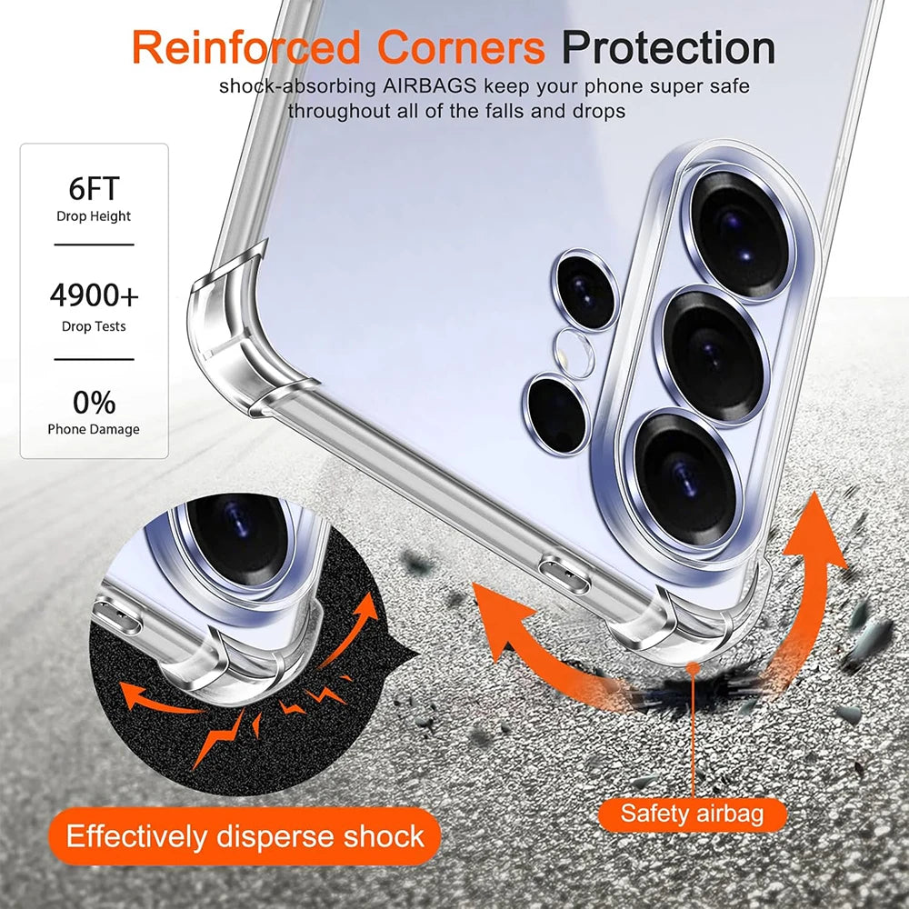 Shockproof Clear Air Case – S26 Ultra
