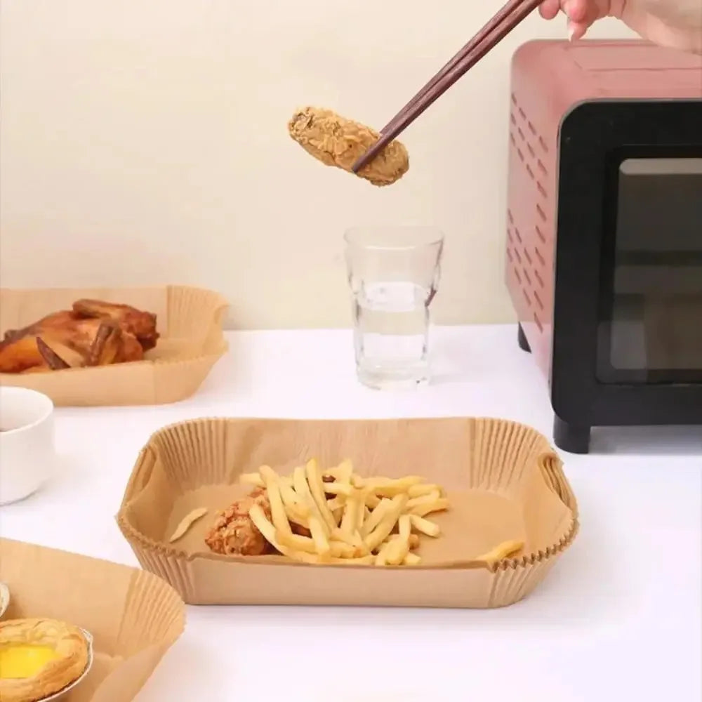 ProChef Air Fryer Liners – Disposable Oilproof Sheets (50/100PCS)