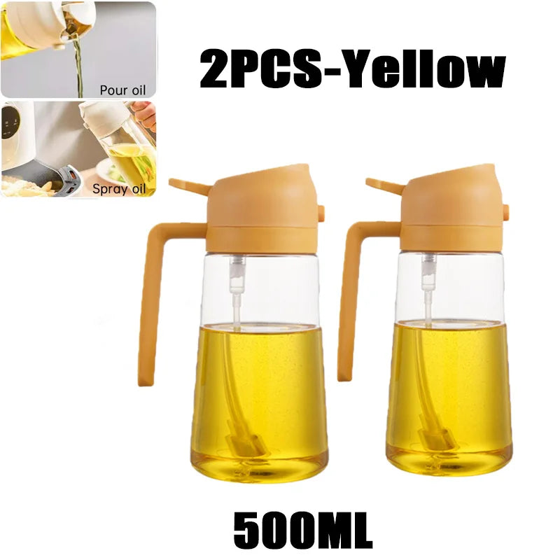 Olive Oil Spray Bottle – Refillable Cooking Sprayer (200–500ml)