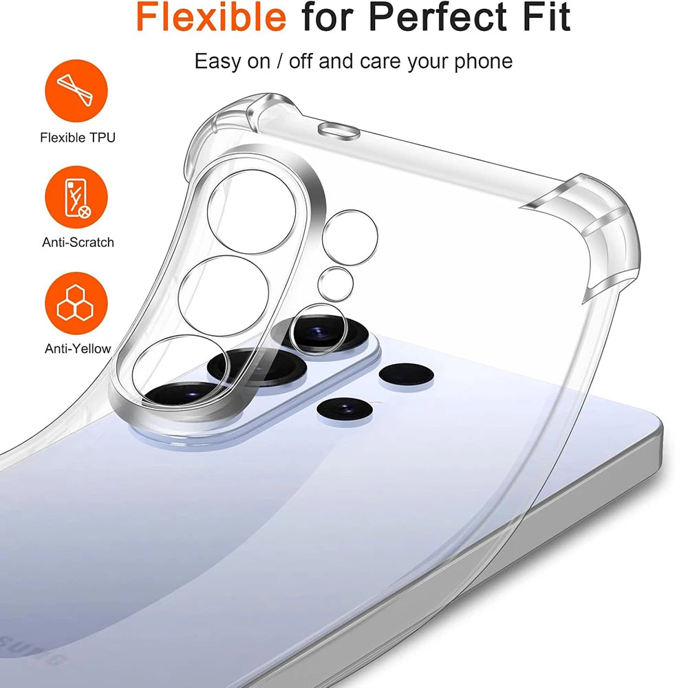 Shockproof Clear Air Case – S26 Ultra