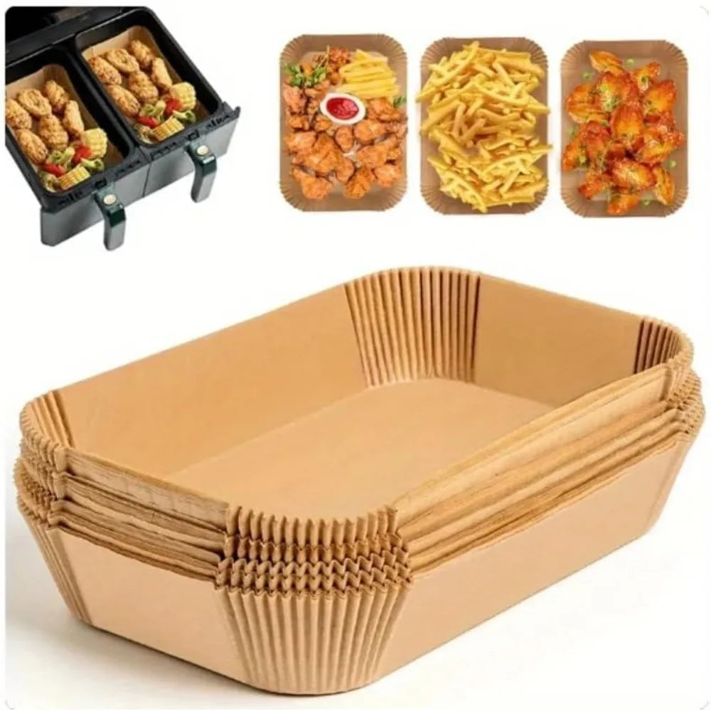ProChef Air Fryer Liners – Disposable Oilproof Sheets (50/100PCS)
