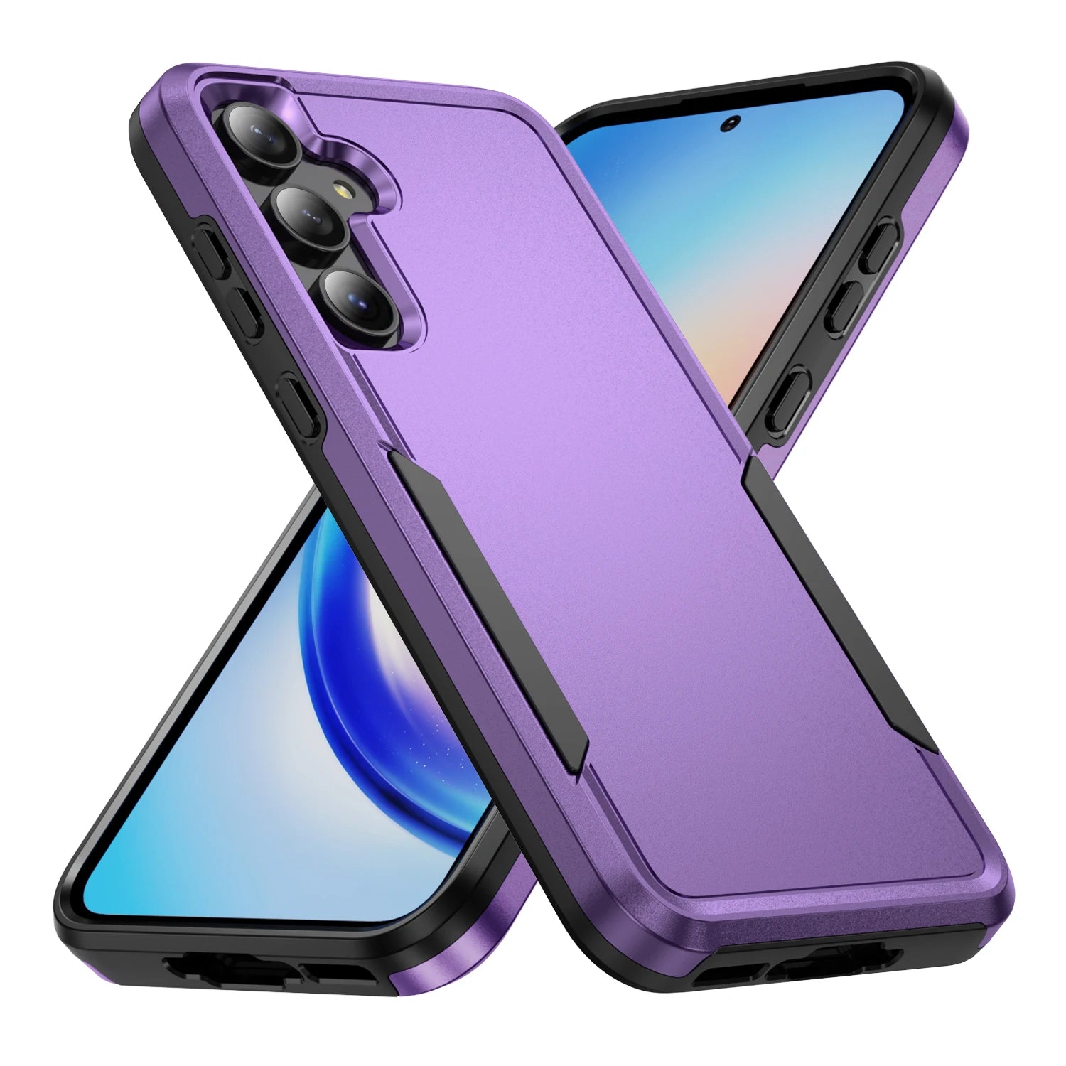Military Grade Cases for Samsung Galaxy S25 FE S22 S23 S26 Plus S24 FE Ultra Edge A57 A17 A54 A16 5G A56 A55 A35 A15 Armor Case