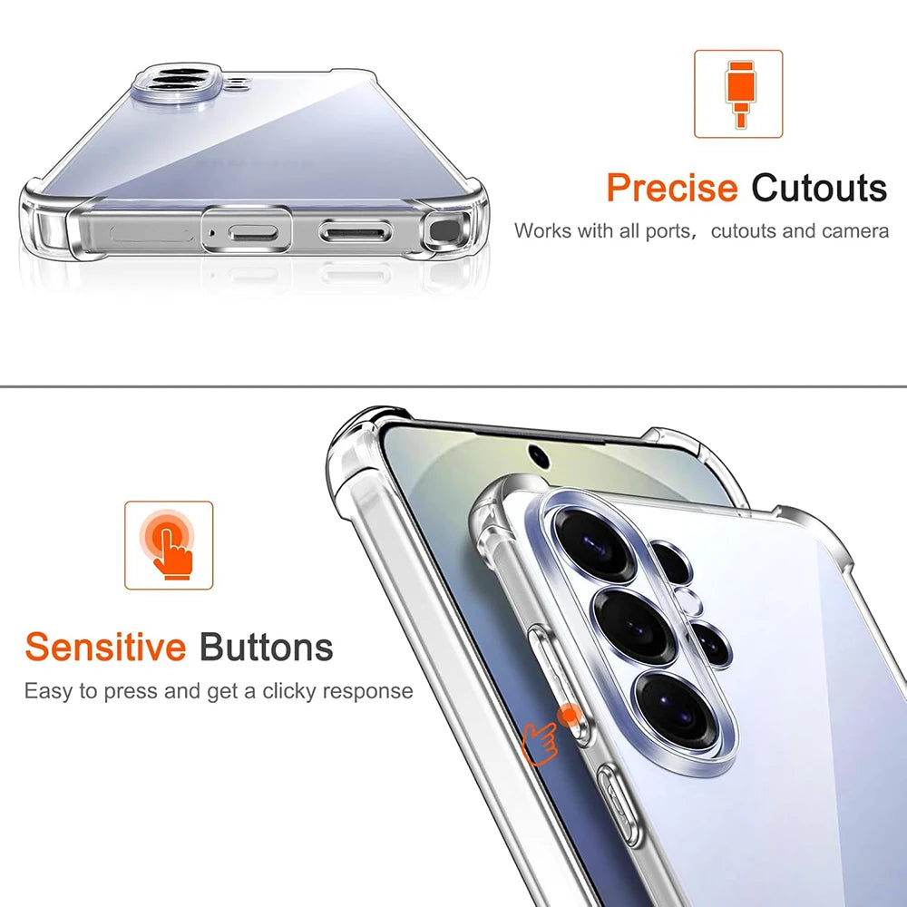 Shockproof Clear Air Case – S26 Ultra