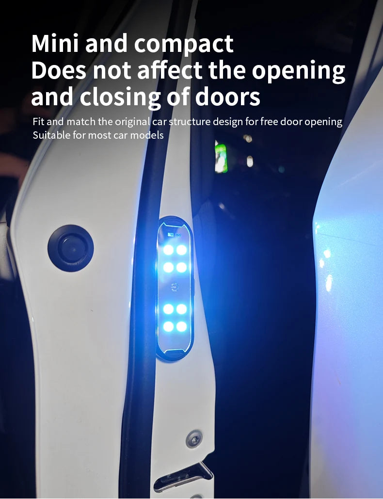2 pcs RGB Car Door Glow Lights – Wireless Set