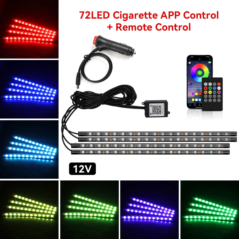 AuraGlow RGB LED – Interior Car Lights