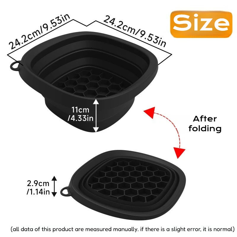 Silicone Face Ice Bath Bowl – Collapsible Cold Therapy Tool