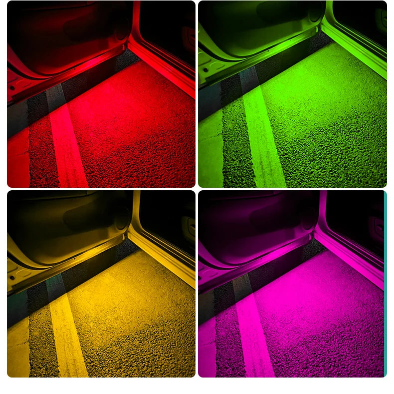 2 pcs RGB Car Door Glow Lights – Wireless Set