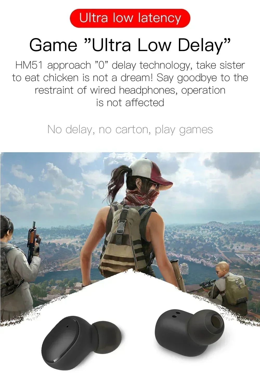 E6S SoundPods Wireless Earbuds