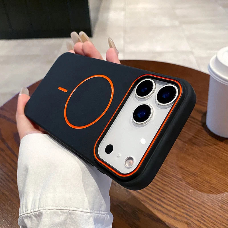 iPhone 17 Pro Max Silicone Case with MagSafe – Matte