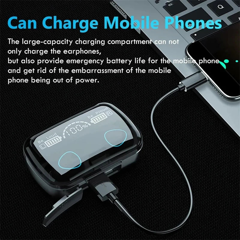 M10 PowerPods Wireless Earbuds