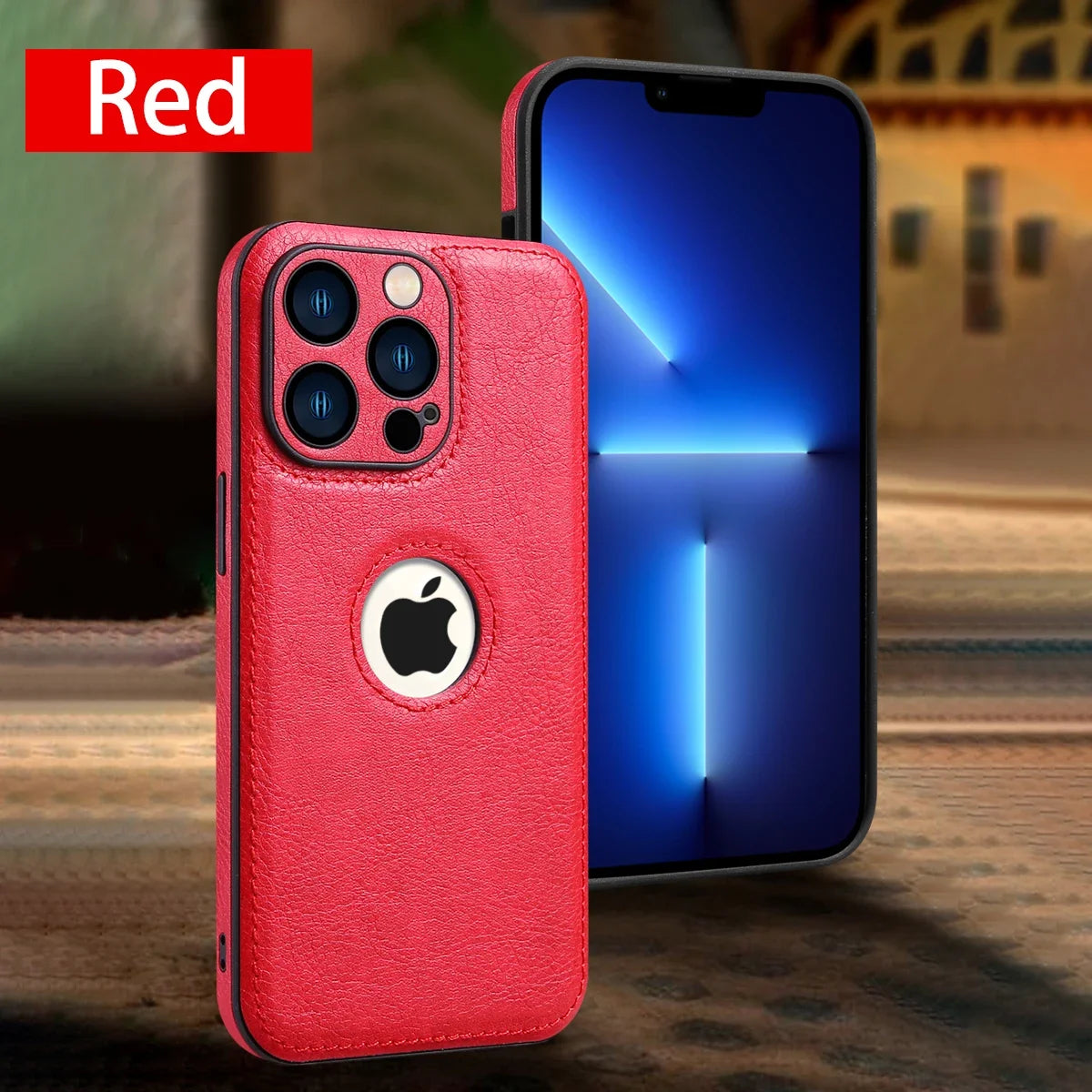 Luxury PU Leather Case for iPhone 14 Pro – Premium Shockproof Business Cover