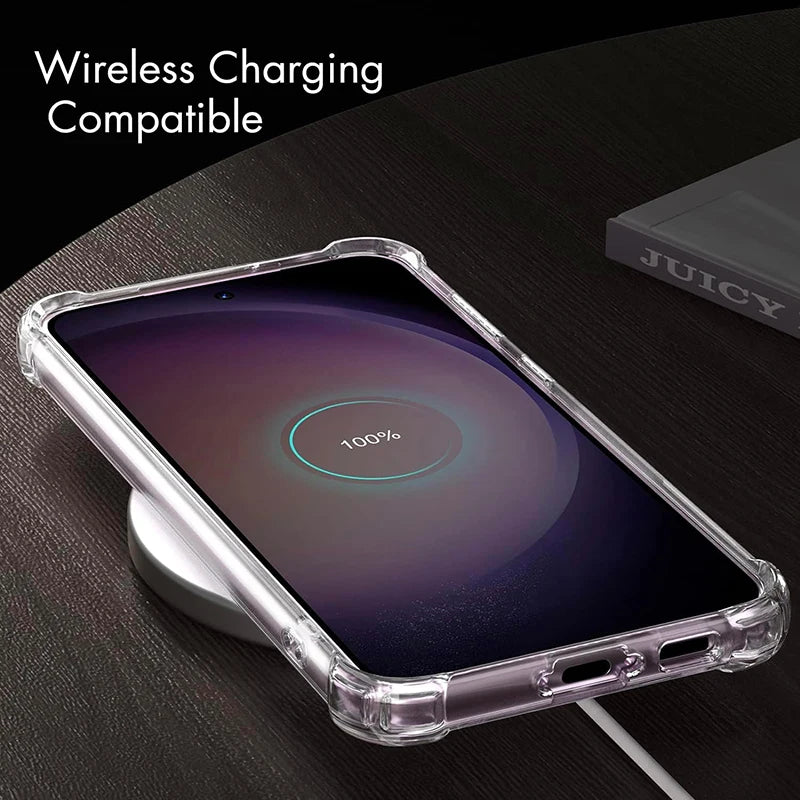 Hybrid Shockproof Case For Samsung Galaxy S26 S25 FE S24 S23 S21 S22 Plus Ultra Clear Hard Case For Samsung A56 A36 A54 A53