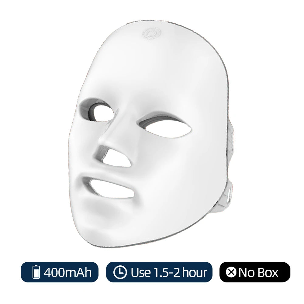 7-Color LED Face Mask – Rechargeable Anti-Aging Skin Therapy Device