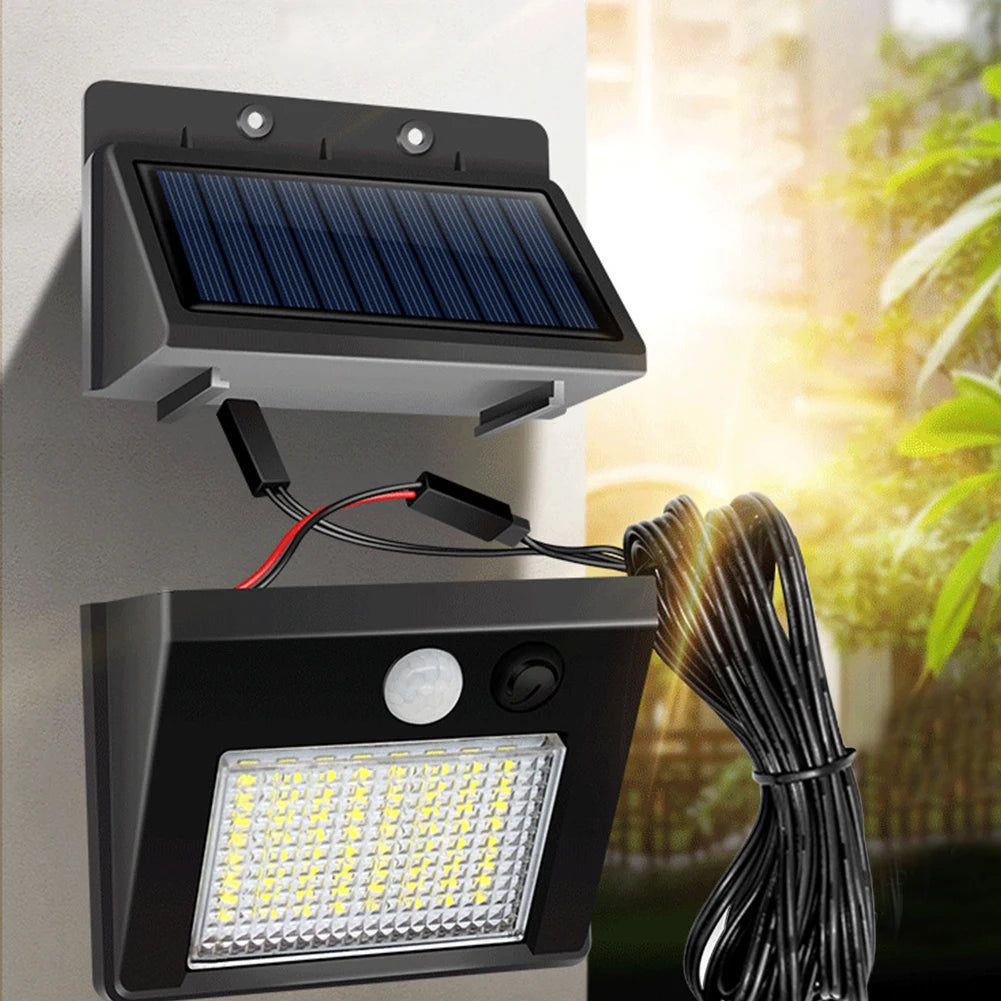 Solar Motion Sensor LED Wall Light – Waterproof Security Lamp