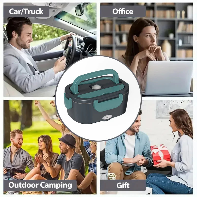 Electric Heated Lunch Box – Portable Food Warmer