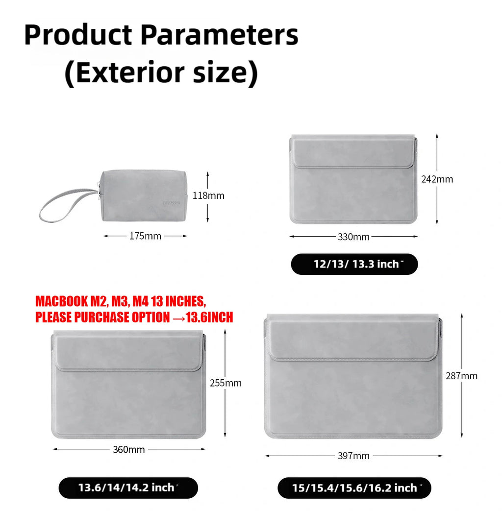 Laptop Sleeve Case 13–15.6” – Protective Notebook Bag