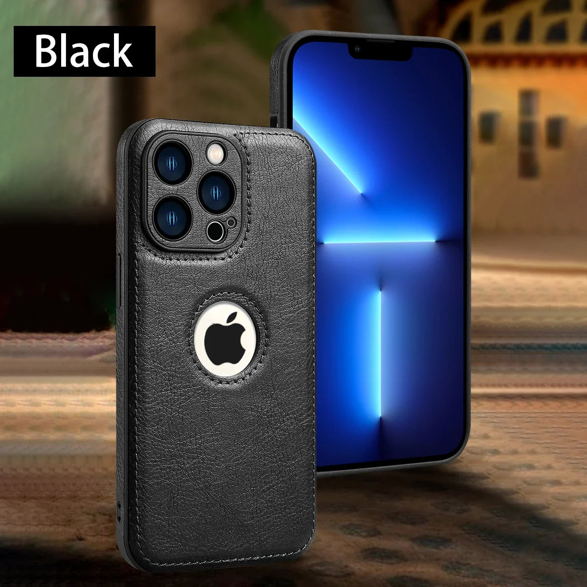 Luxury PU Leather Case for iPhone 14 Pro Max – Premium Shockproof Business Cover