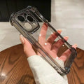 iPhone 16 Clear Shockproof Case – Luxury TPU Silicone Airbag Protective Cover, Anti-Yellow Slim Phone Case