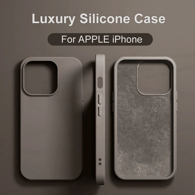 Luxury Shockproof Silicone Case – iPhone