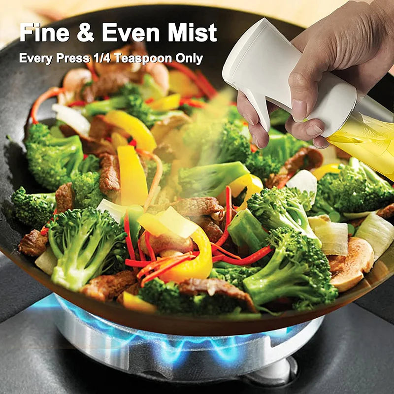 Olive Oil Spray Bottle – Refillable Cooking Sprayer (200–500ml)