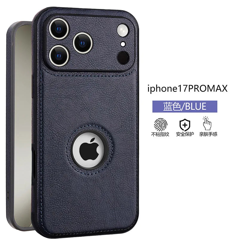 Luxury PU Leather Case for iPhone 14 Pro – Premium Shockproof Business Cover