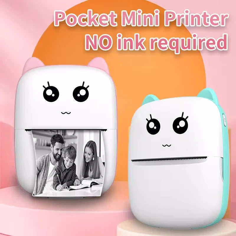 Mini Thermal Printer – Wireless Bluetooth Pocket Printer (58mm)