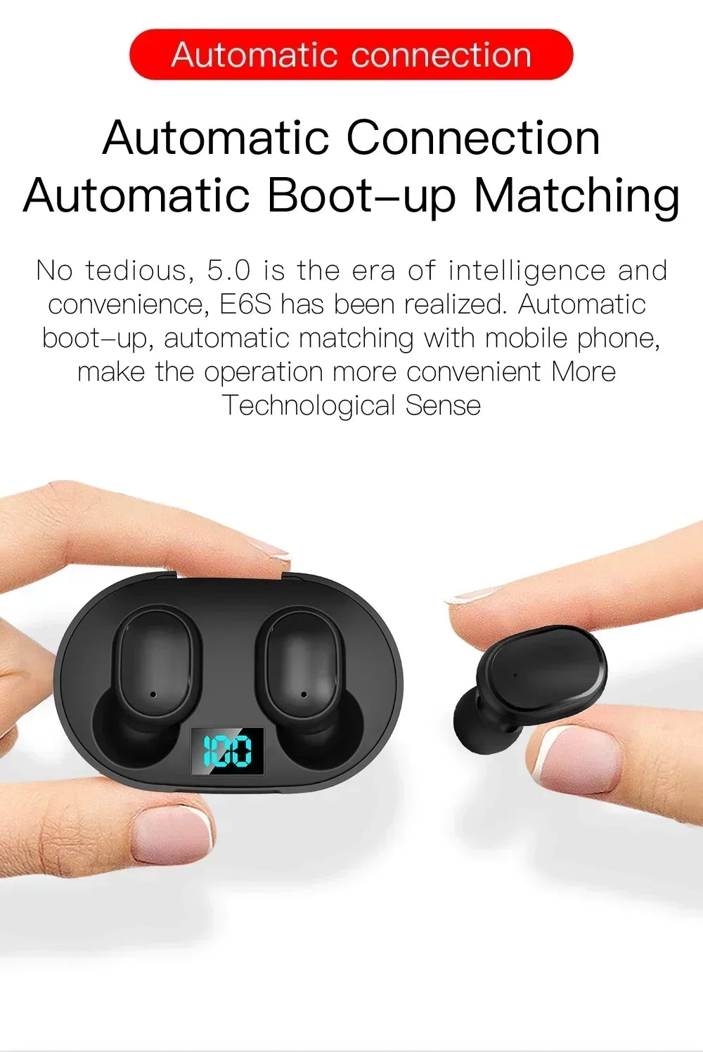 E6S SoundPods Wireless Earbuds