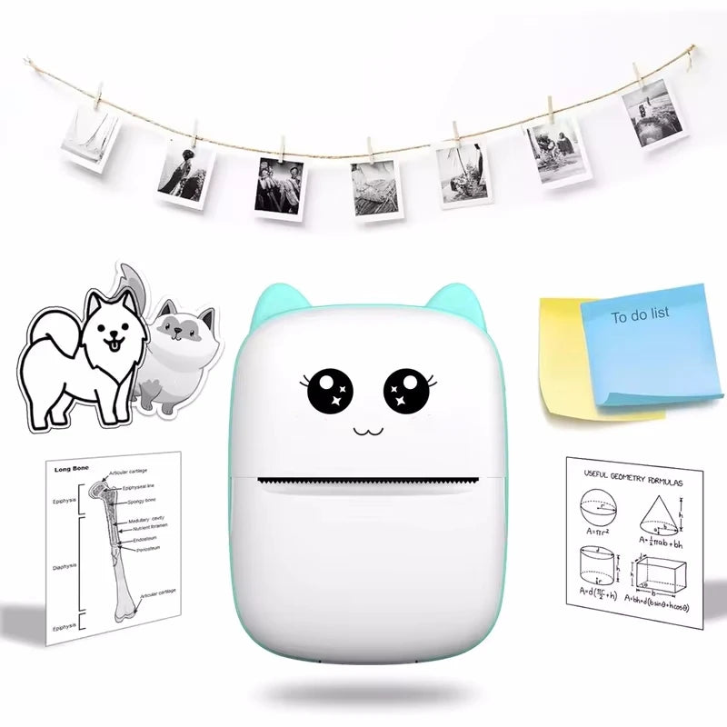 Mini Thermal Printer – Wireless Bluetooth Pocket Printer (58mm)