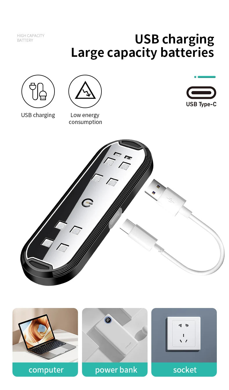 2 pcs RGB Car Door Glow Lights – Wireless Set