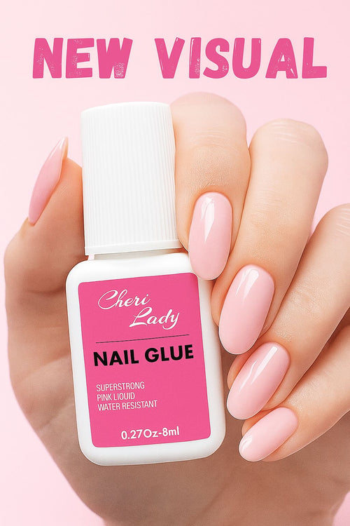 Cheri Lady Extra Strong Nail Glue 8ml – Quick Dry Adhesive