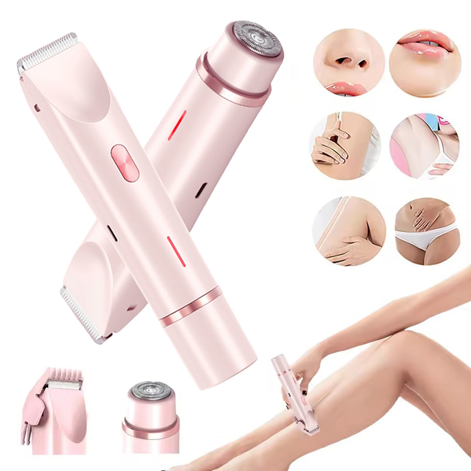 2-in-1 Electric Hair Remover – Wet & Dry Bikini Trimmer USB