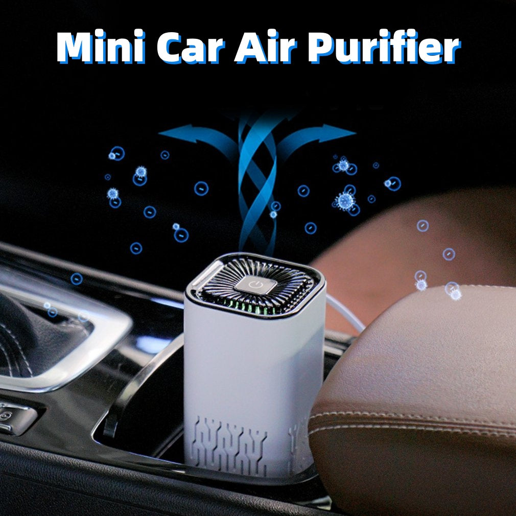 Portable Car Air Purifier – Negative Ion Odour & Smoke Remover