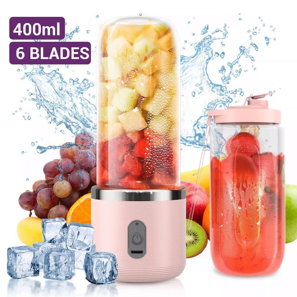 Portable USB Blender – Rechargeable Smoothie Maker Bottle